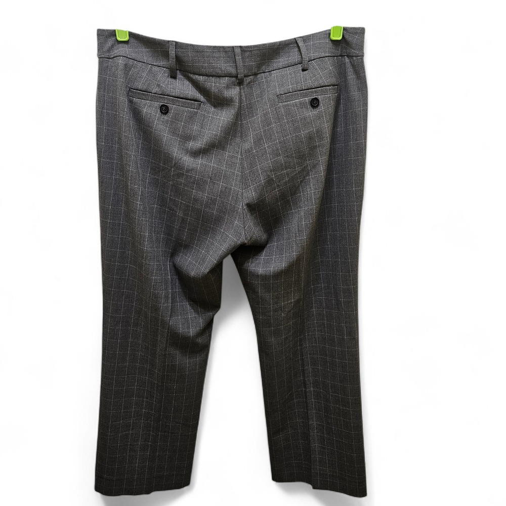 MICHAEL KORS Grammercy Fit Gray Plaid Petite Pants Women 14P Career Classic - Picture 2 of 12